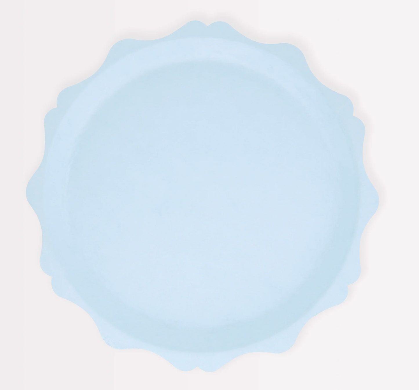 Blue Decorative Edge Compostable Side Plates
