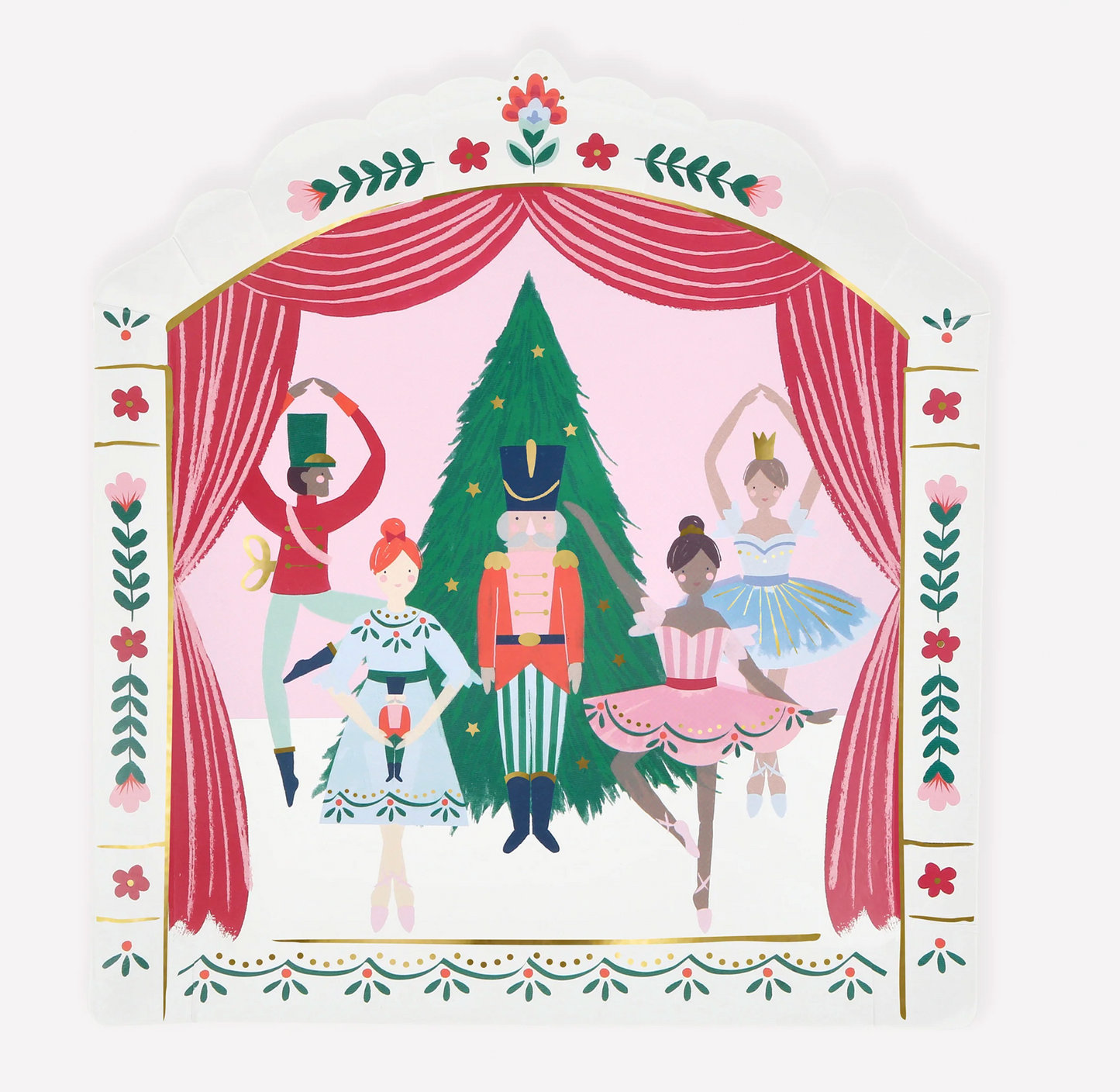 Nutcracker Ballet Stage Plates