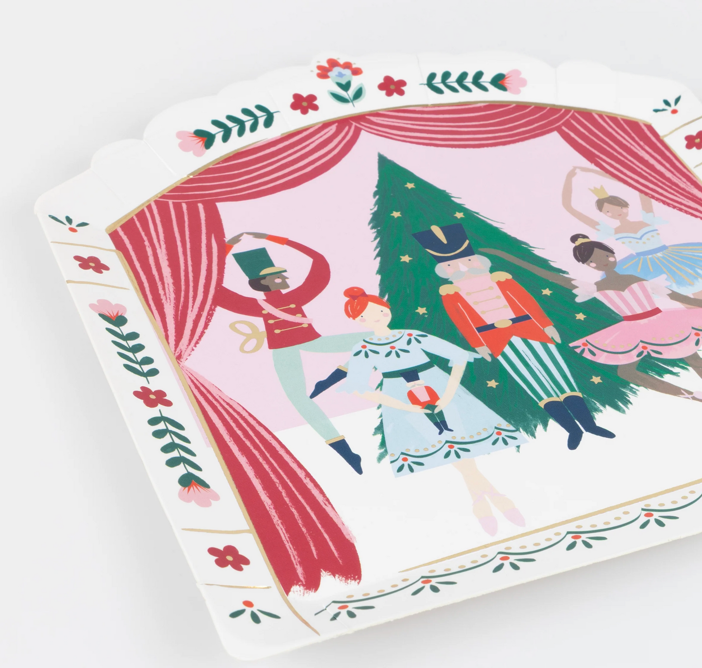 Nutcracker Ballet Stage Plates