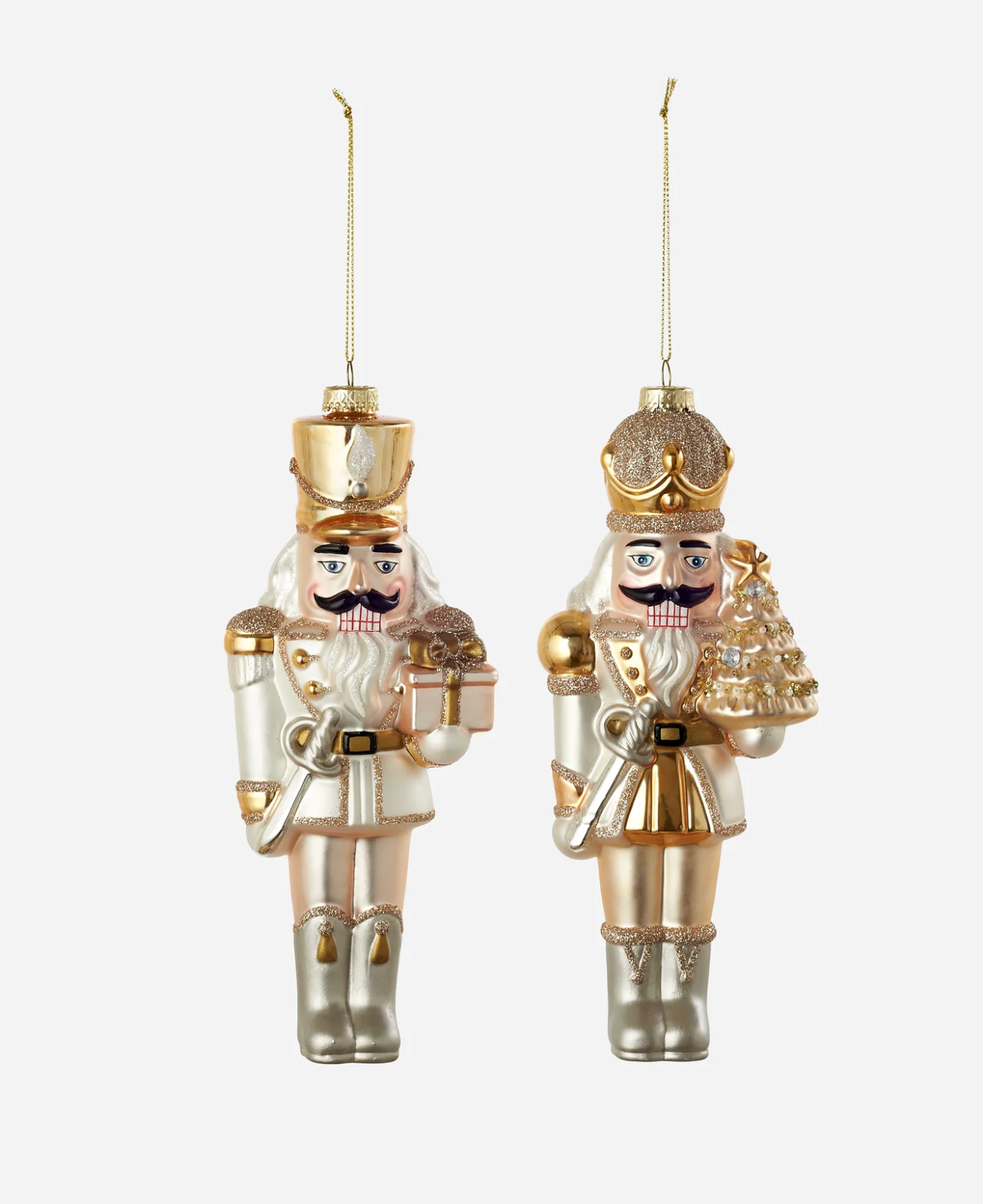 Gold/Silver Nutcracker Ornament