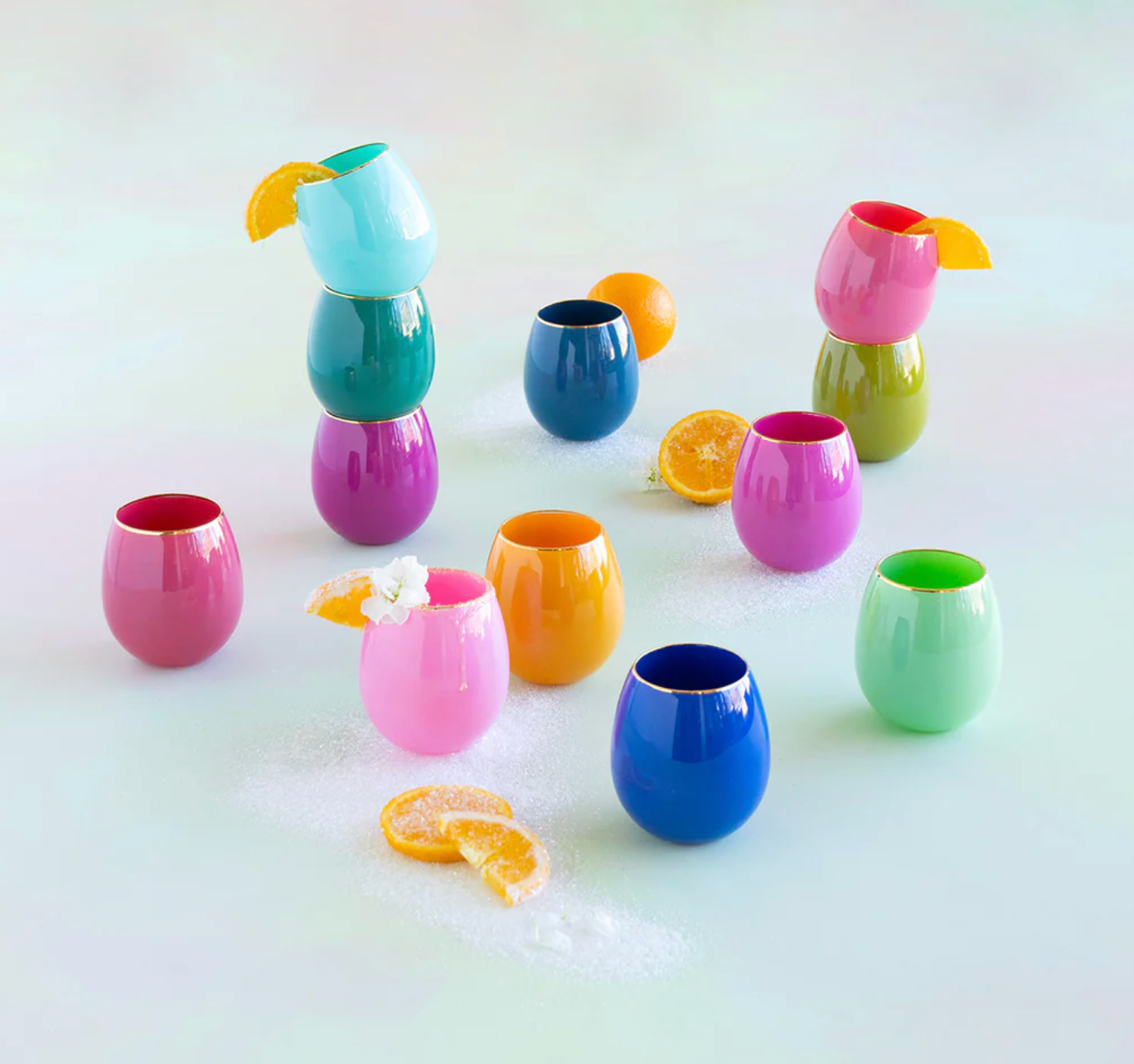 Sugar Plum Stemless Wine Glass