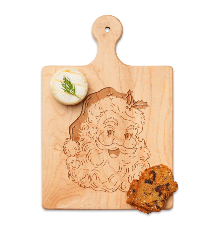 Santa Wooden Cheese Board