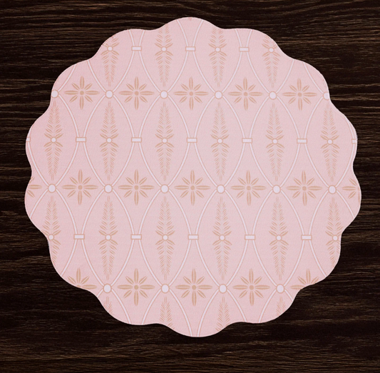Pastel Pink & Blue Blooms & Branches Placemats - Set of 4