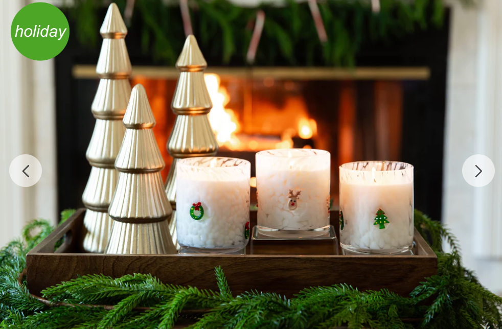 Reindeer Cookie 12oz Icon Candle