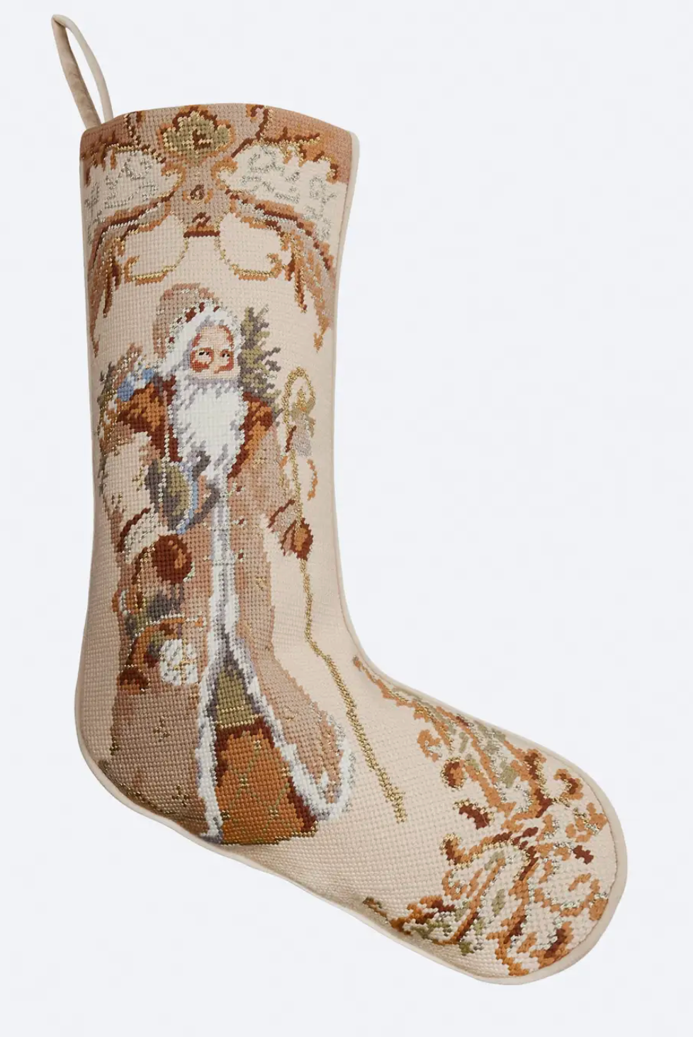 Santa Embroidered Stocking