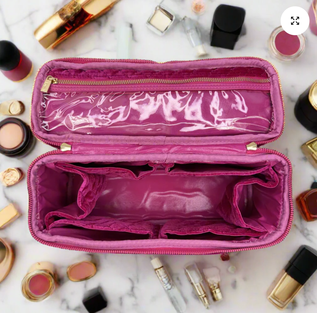 Stylist Travel Bag - Fuchsia Velvet