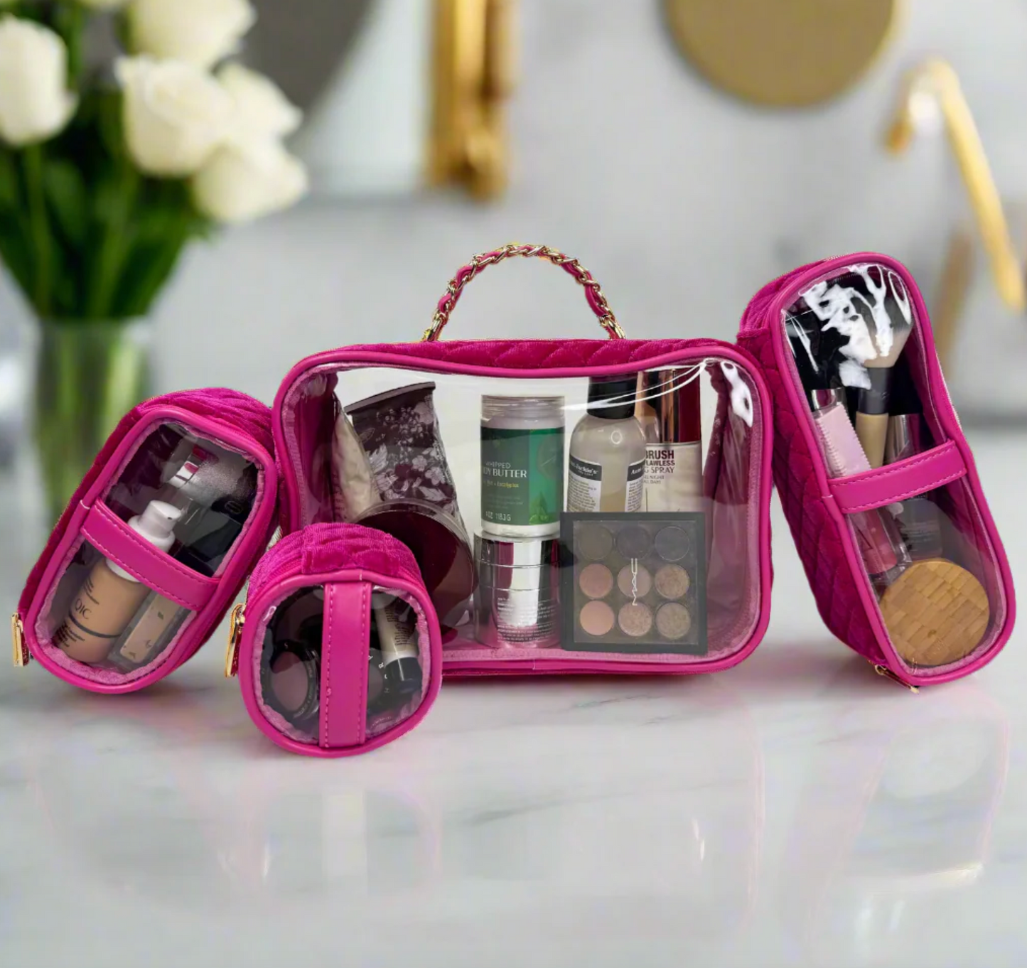 Trio Jet Setter - Fuchsia Velvet