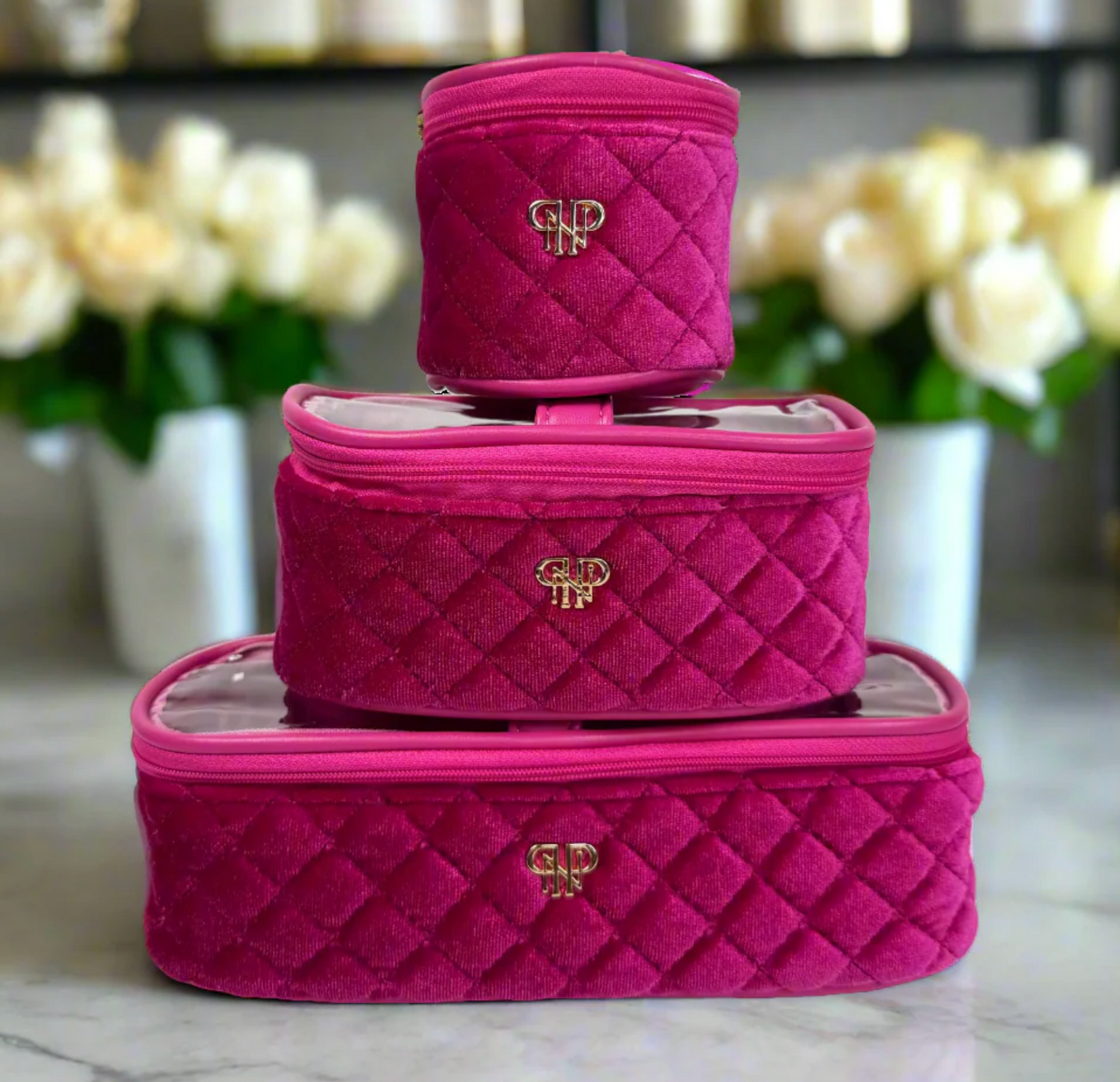 Trio Jet Setter - Fuchsia Velvet