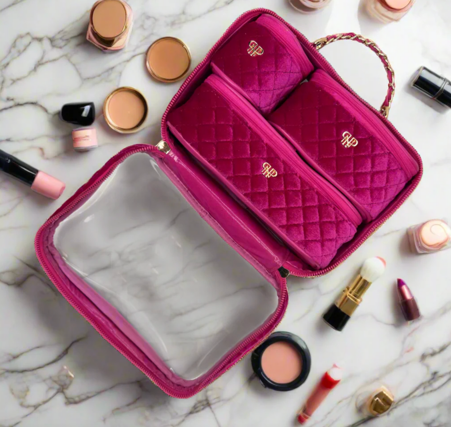 Trio Jet Setter - Fuchsia Velvet