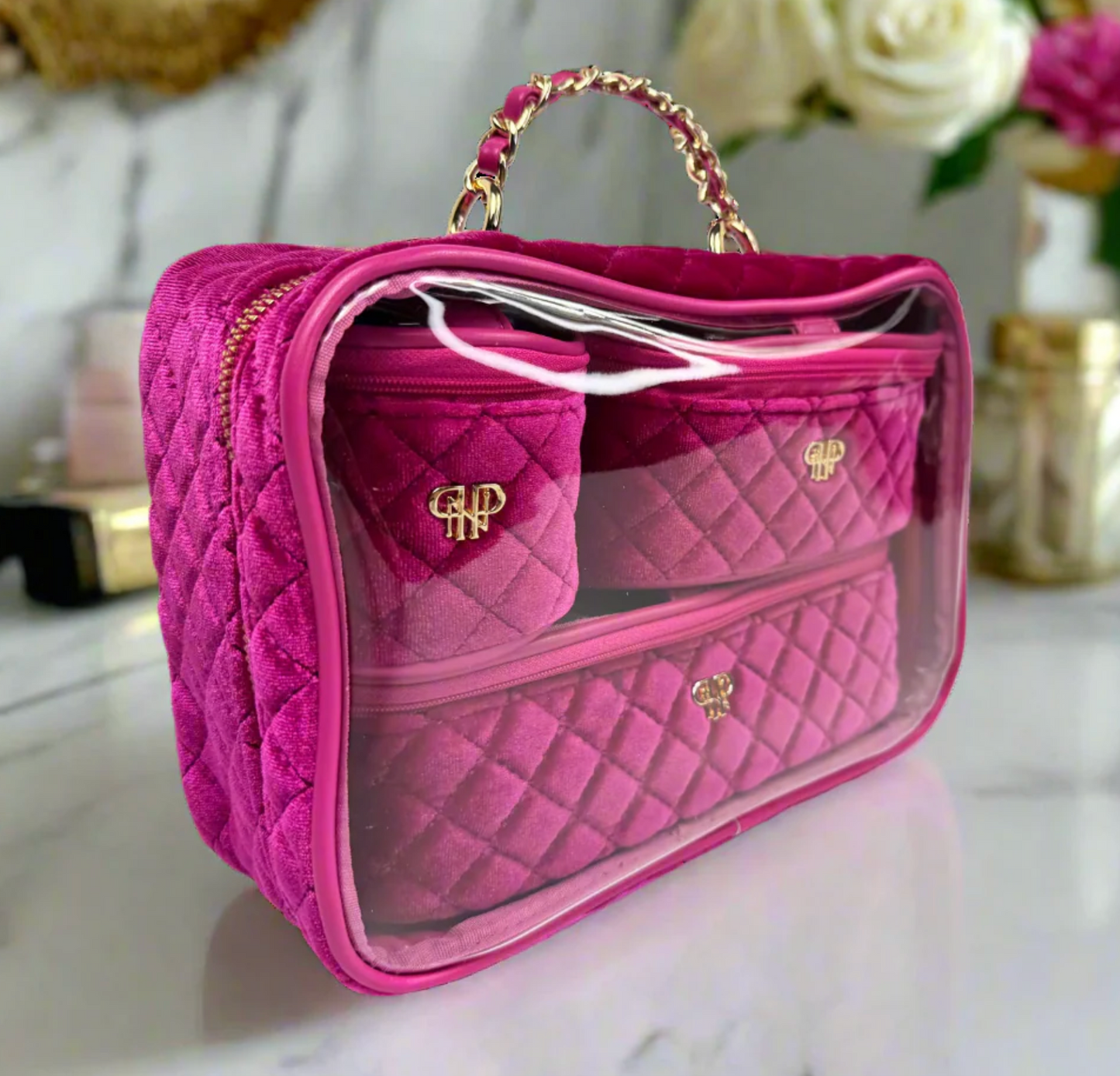 Trio Jet Setter - Fuchsia Velvet