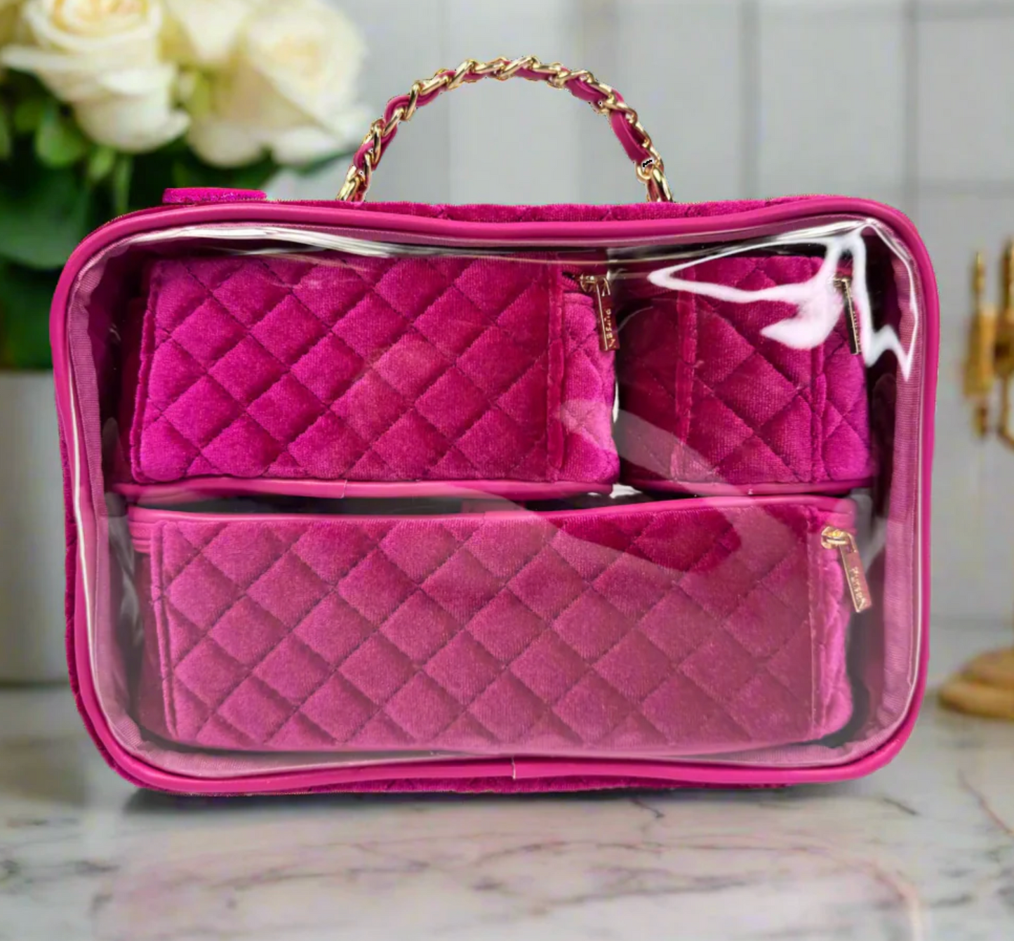 Trio Jet Setter - Fuchsia Velvet