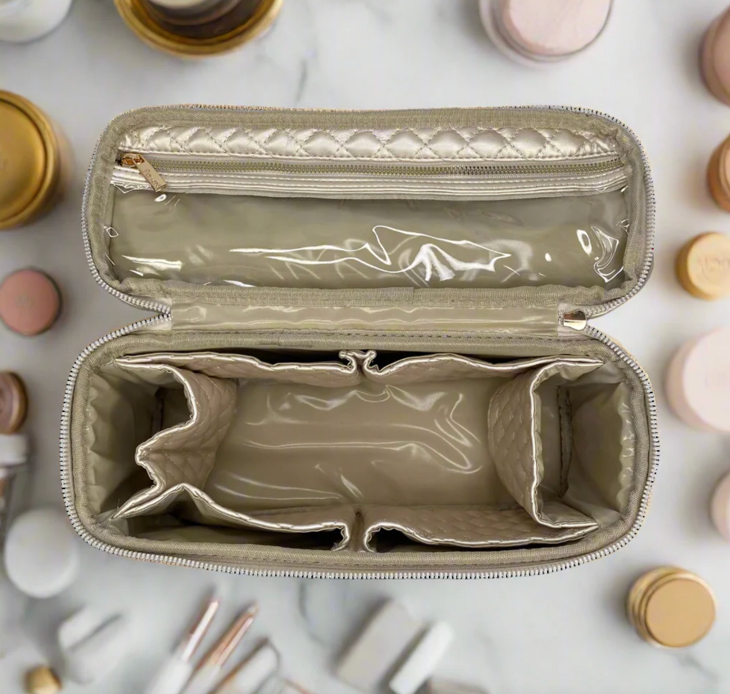 Stylist Travel Bag - Pearl Quilted