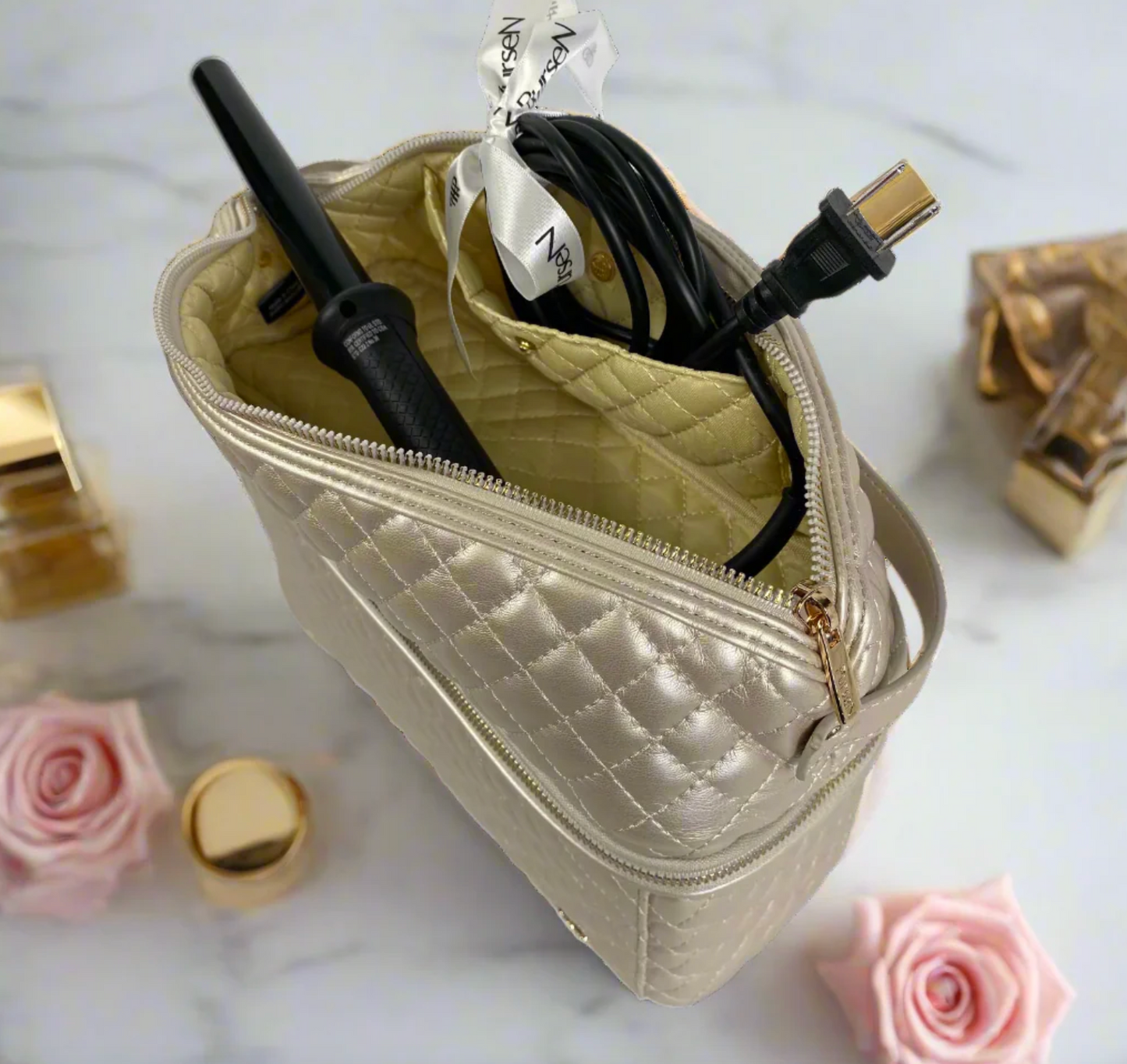 Stylist Travel Bag - Pearl Quilted