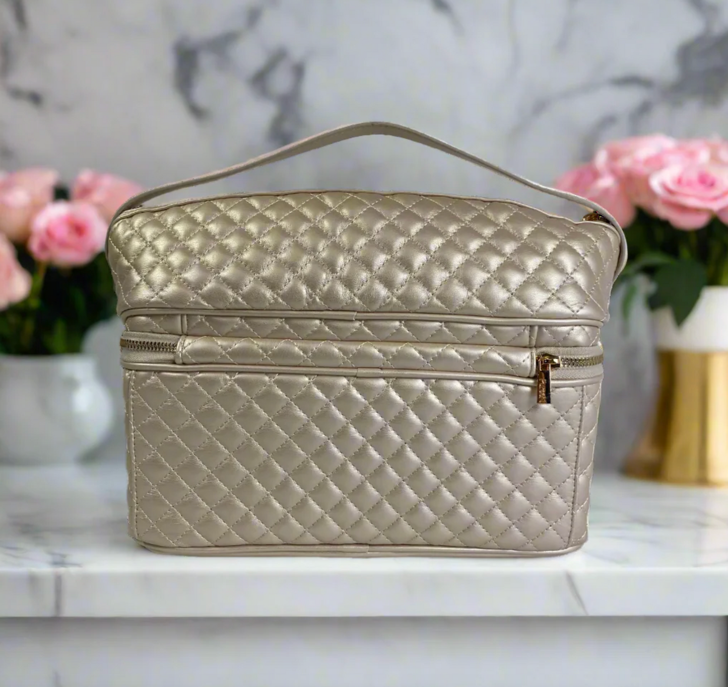 Stylist Travel Bag - Pearl Quilted