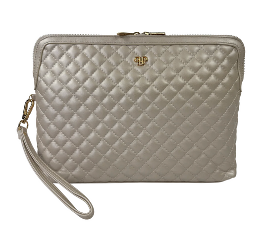 Litt Makeup Case - Pearl Quilted