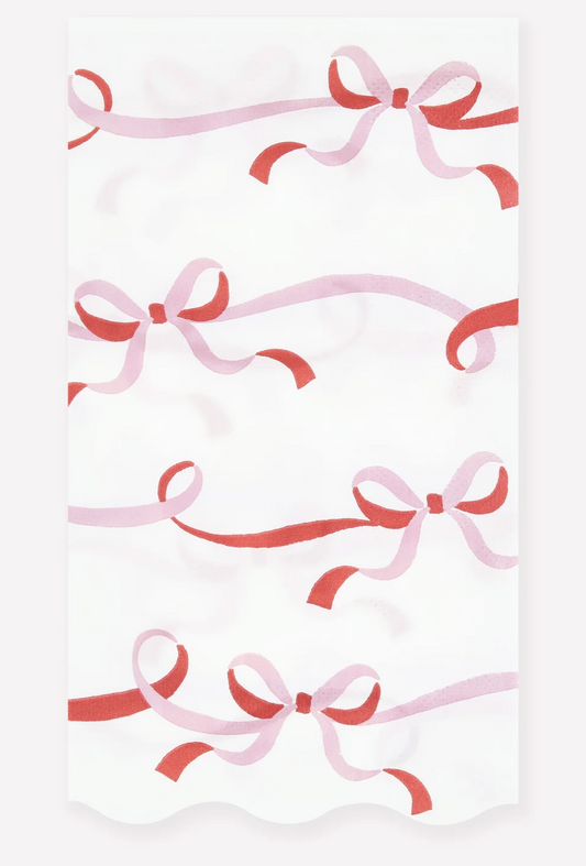 Ribbon Bow Guest Towels