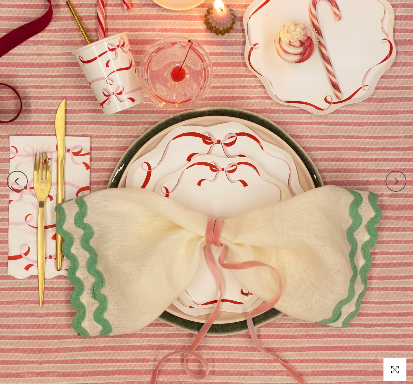 Ribbon Bow Guest Towels