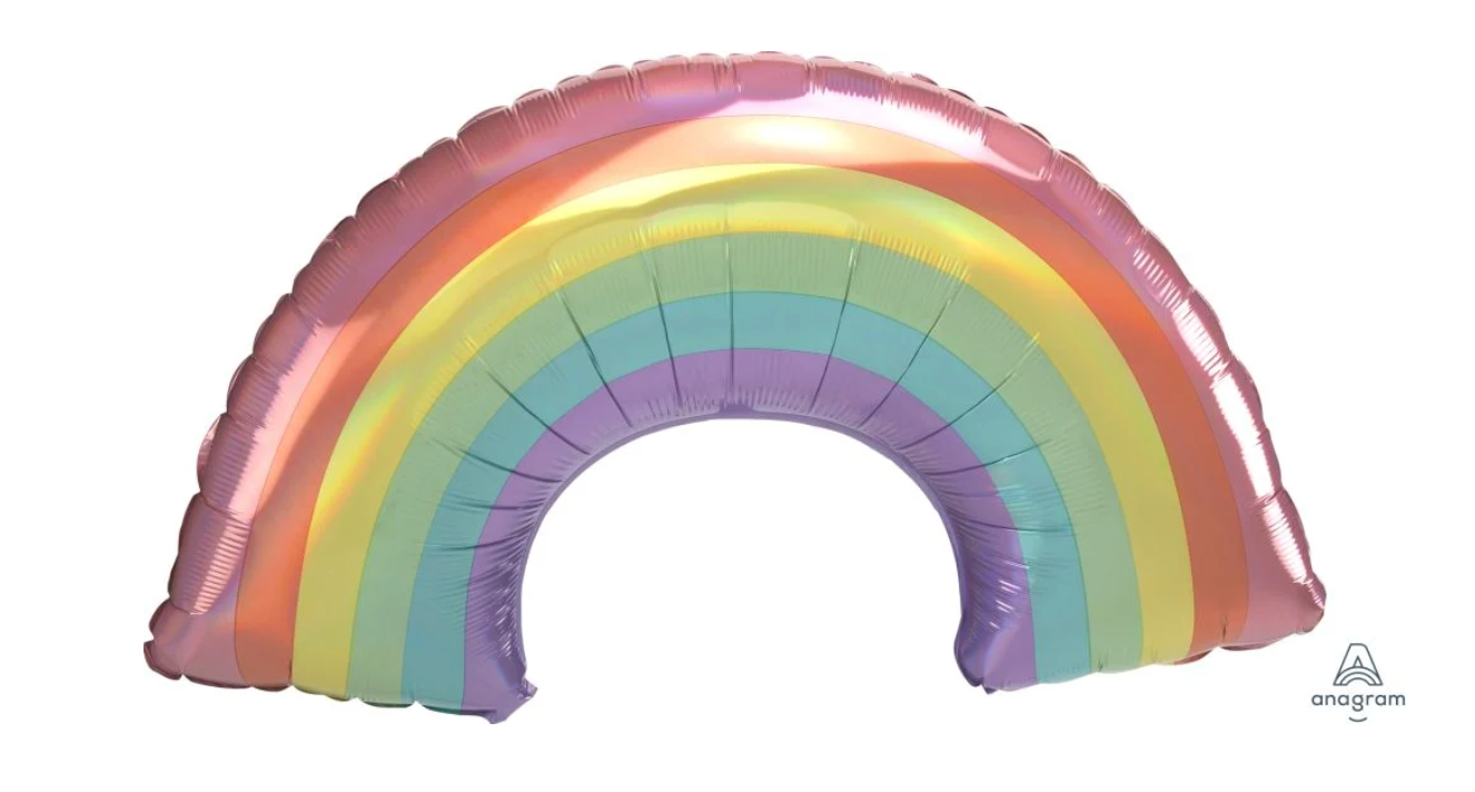 Pastel Rainbow Foil Balloon