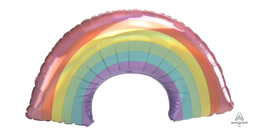 Pastel Rainbow Foil Balloon