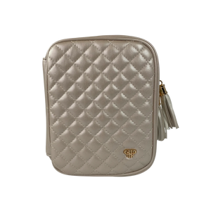 Trinity Jewelry Case - Pearl Quilted