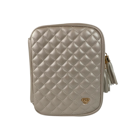 Trinity Jewelry Case - Pearl Quilted