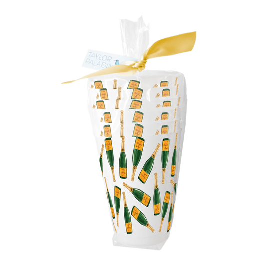 Champagne Pattern Shatterproof Cups