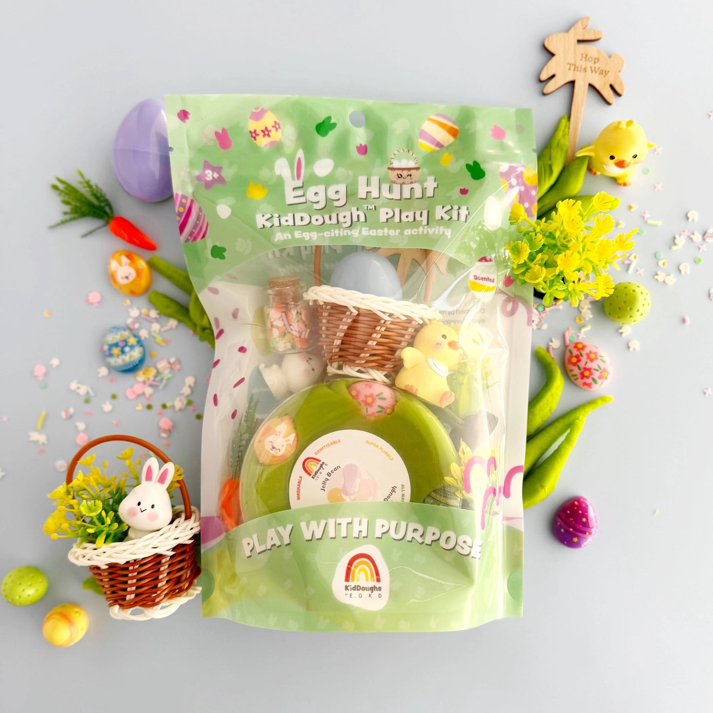 Egg Hunt Kiddough Play Kit