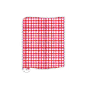 Hot Pink and Red Gingham Table Runner