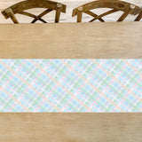 Spring Plaid Table Runner