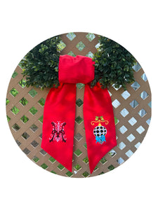 Linen Sashes - Red