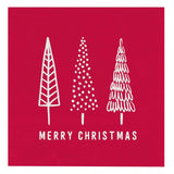 Merry Christmas Trees beverage Napkins