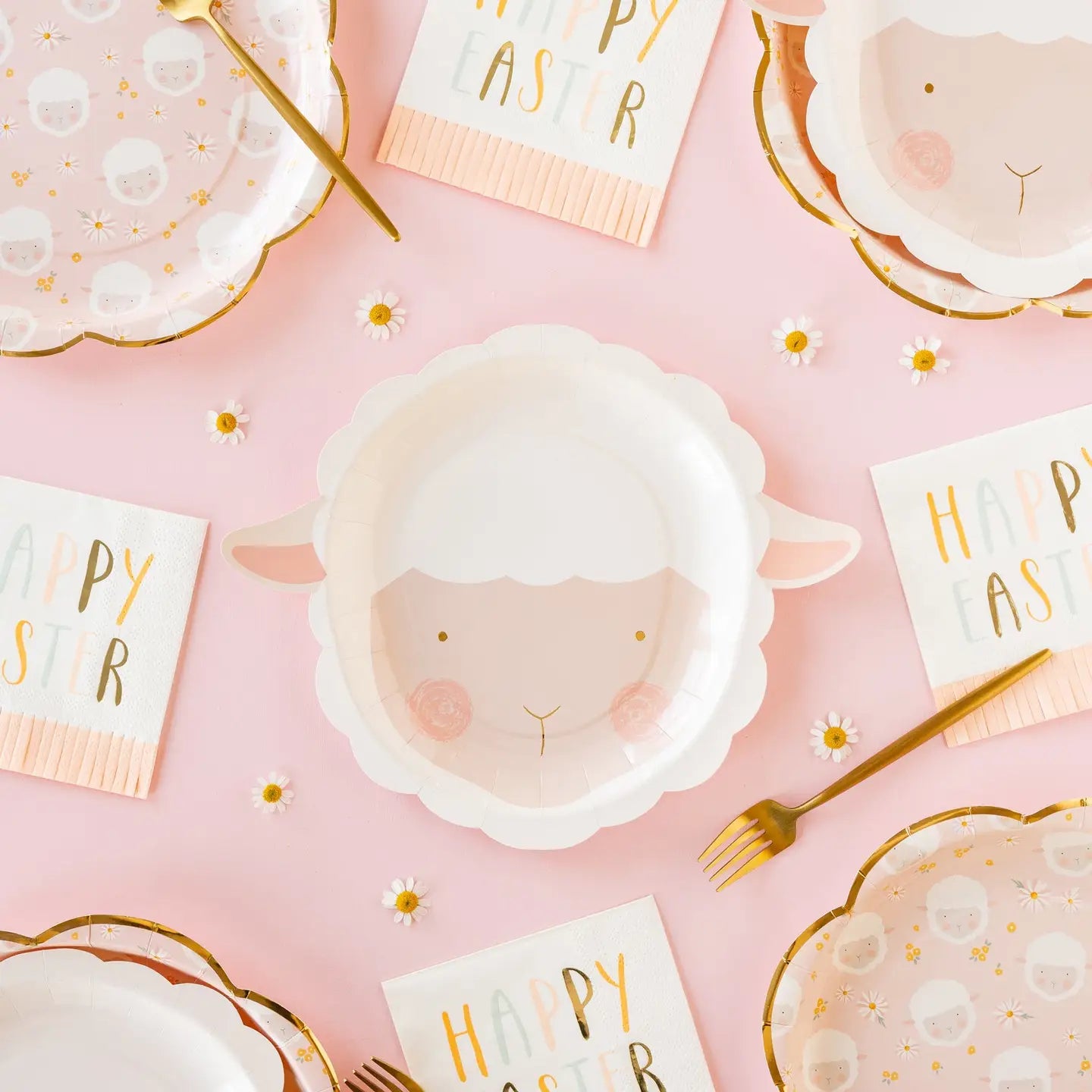 Lamb Diecut Dinner Plates