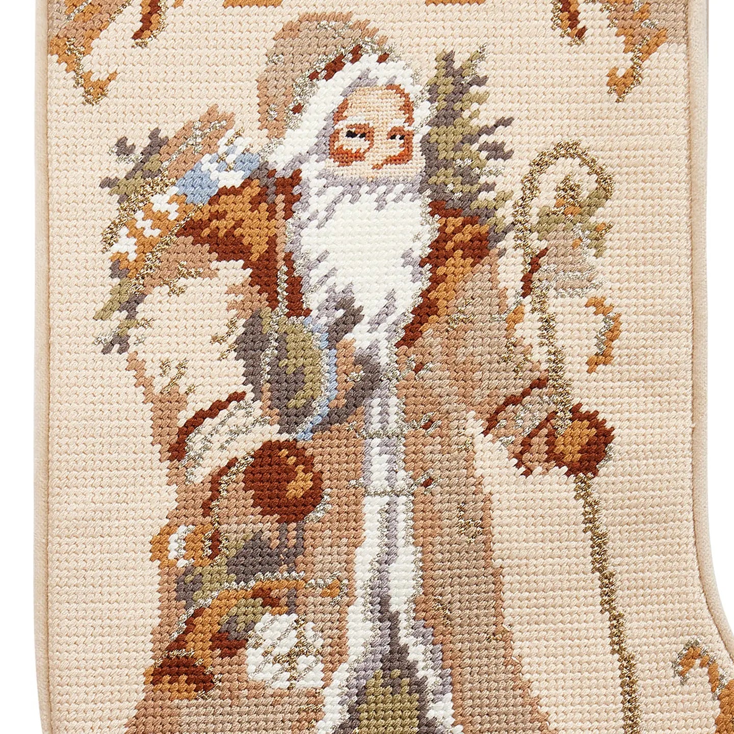 Santa Embroidered Stocking