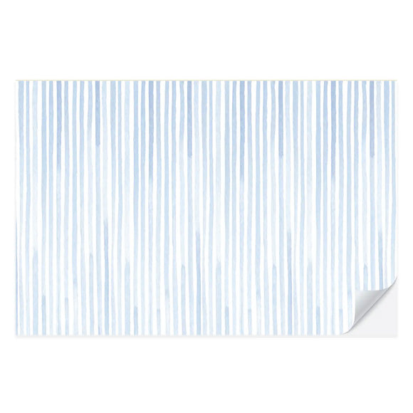 Blue Seersucker Stripe Placemat Pad