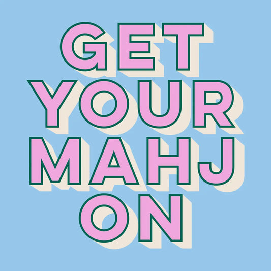 Get Your Mahj On Beverage Napkins