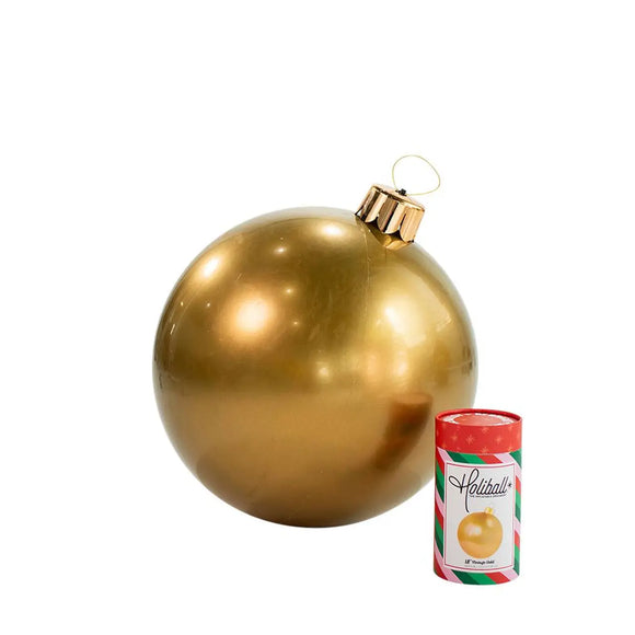 Vintage Gold Inflatable Ornament - 18