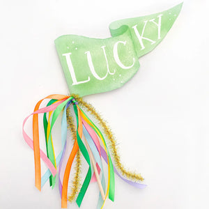 Lucky St. Patricks Day Party Pennant