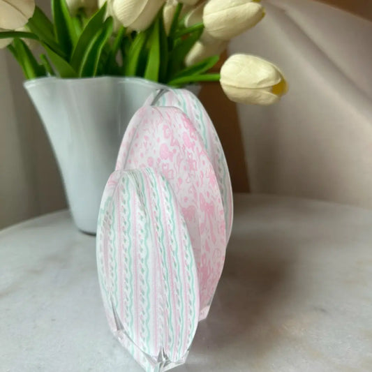 Pink Acrylic Eggs - Small