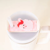 Santa Tumbler Lid Tag