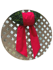 Linen Sashes - Crimson Red