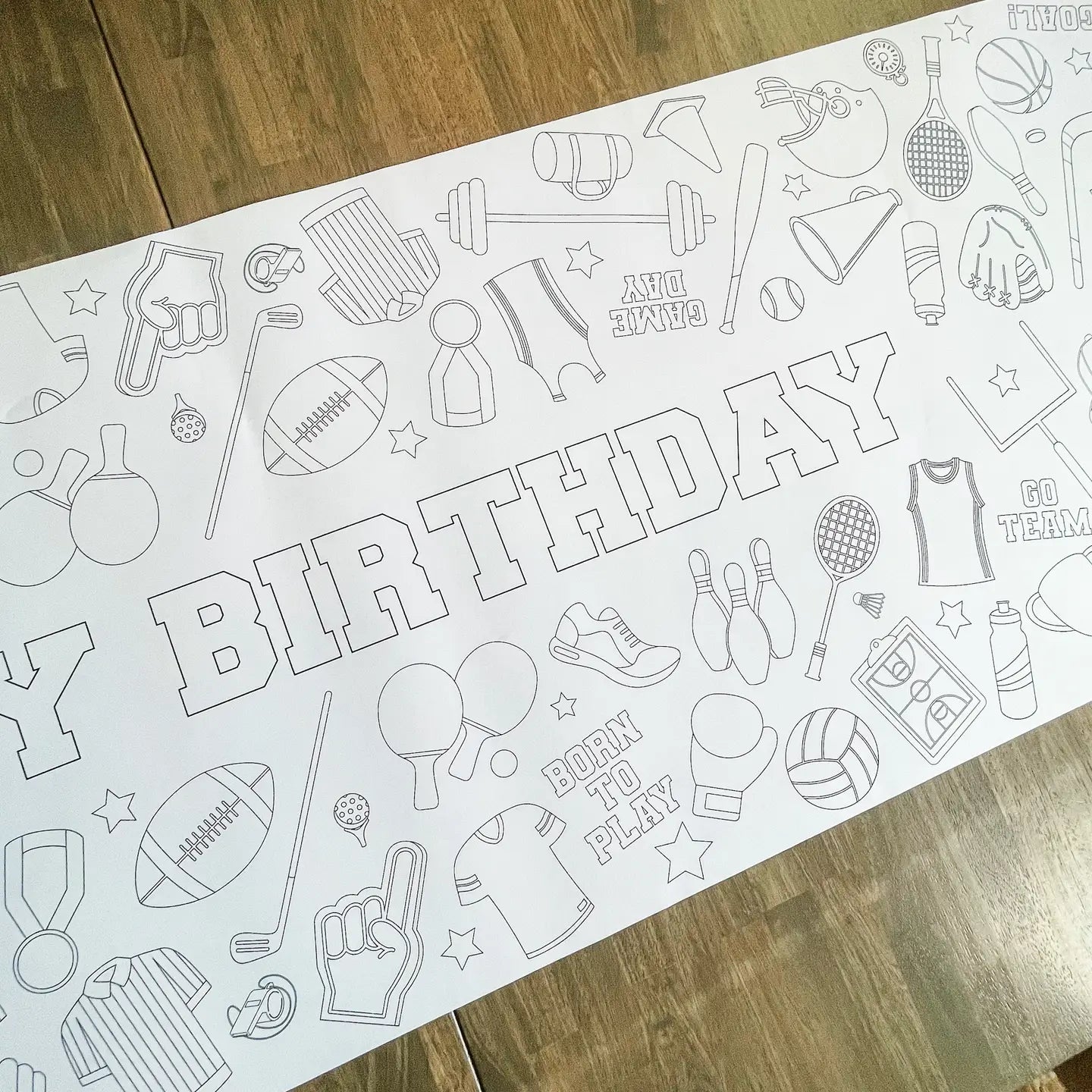 Coloring Table Runner