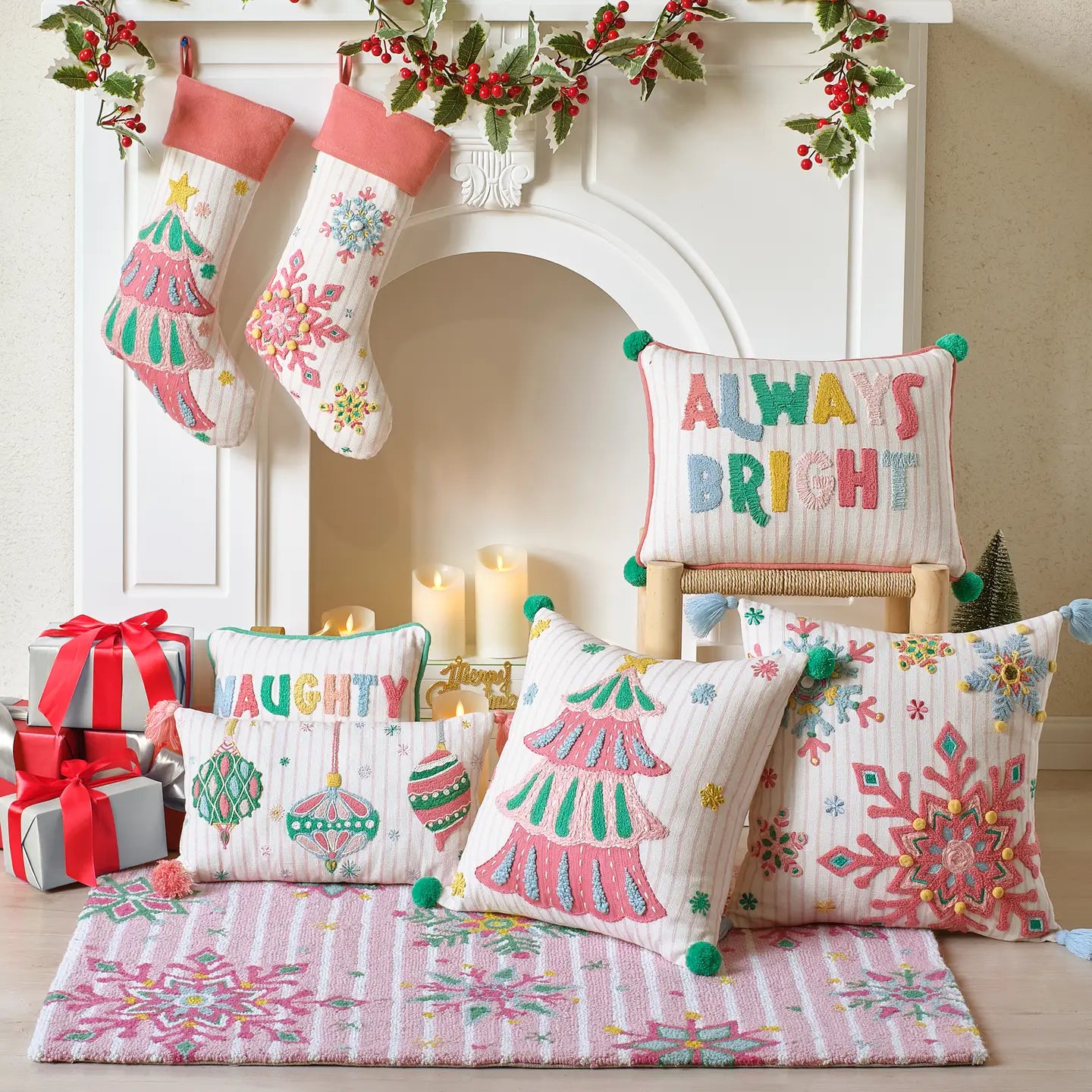 Holiday Brights Tree Pillow