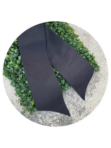 Linen Sashes - Black