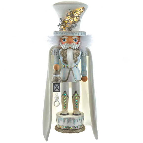 Hollywood White Snowflake Soldier Nutcracker