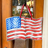 American Flag Door Hanger