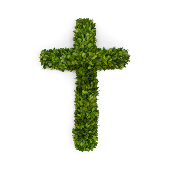 Preserved Boxwood Cross - 24