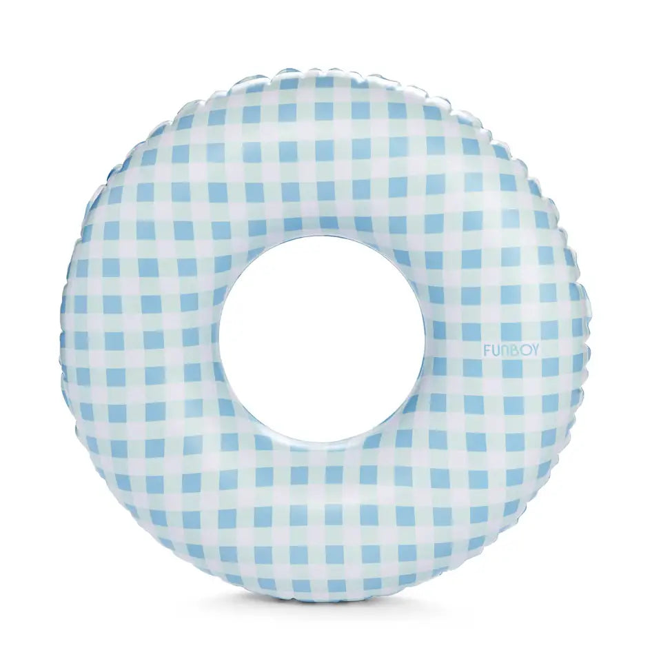 Kids Tube Float - Blue Gingham