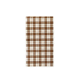 Harvest Brown Plaid Guest Towels