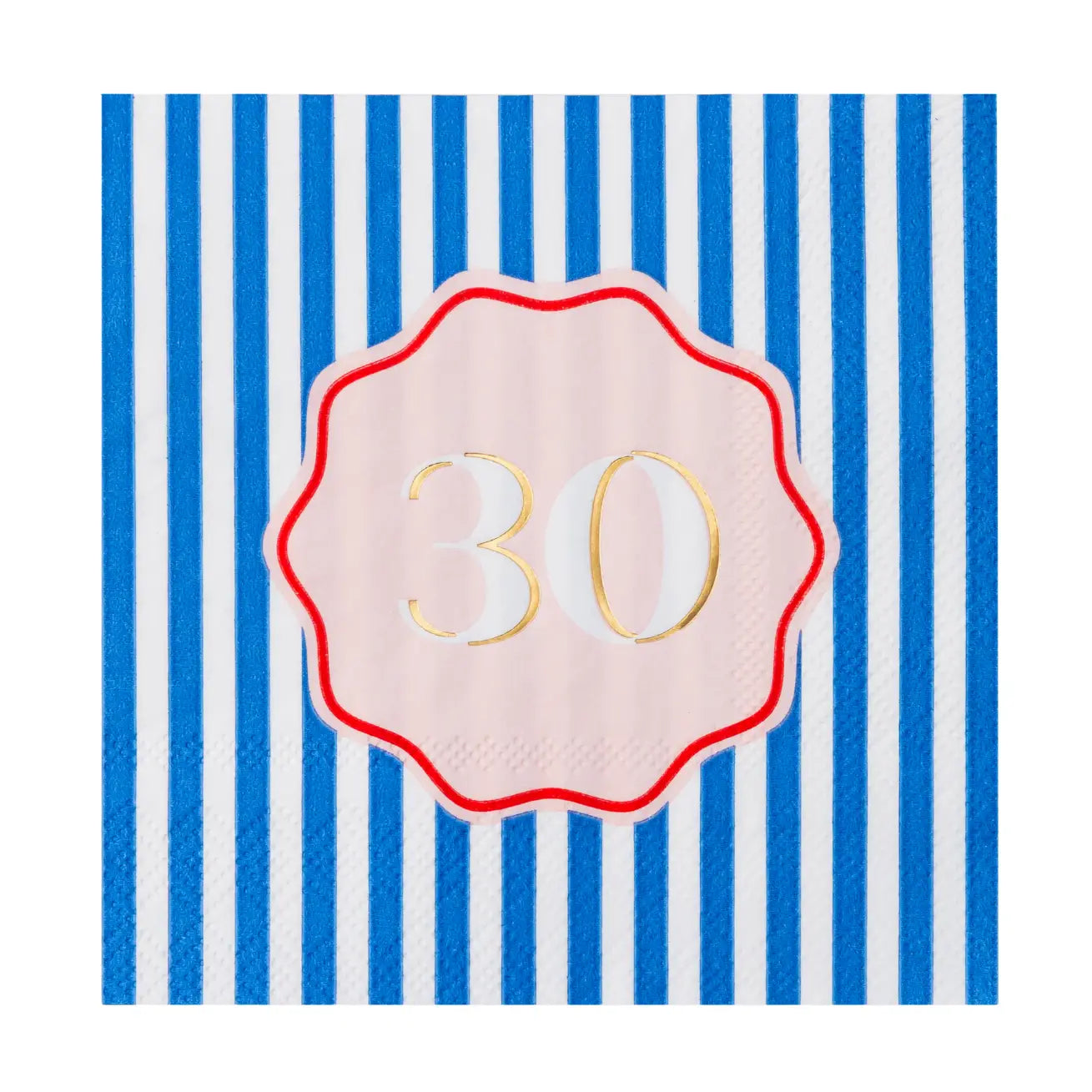 30th Birthday Beverage Napkins