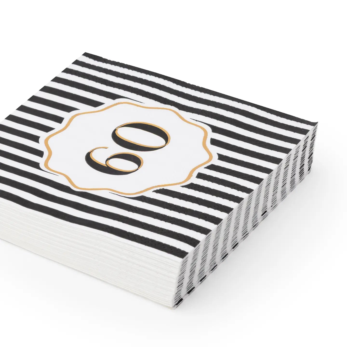 60th Birthday Beverage Napkins